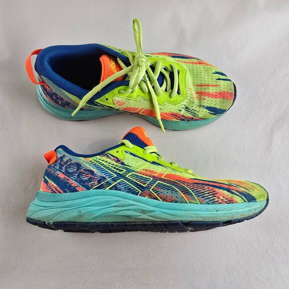 ASICS Noosa Tri 13 Running Shoes Womens 5 Neon Multicolor Sneakers Work Out - Picture 1 of 10